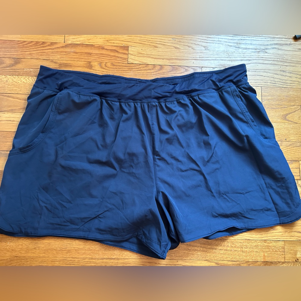 Swimsuits For All Dark Blue Swim Shorts size 34